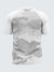 Men Printed White Raglan Sleeve T-shirt-1713WH