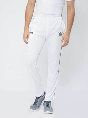 Men White Cricket Pants -A10014WH Track Pants Sportsqvest 