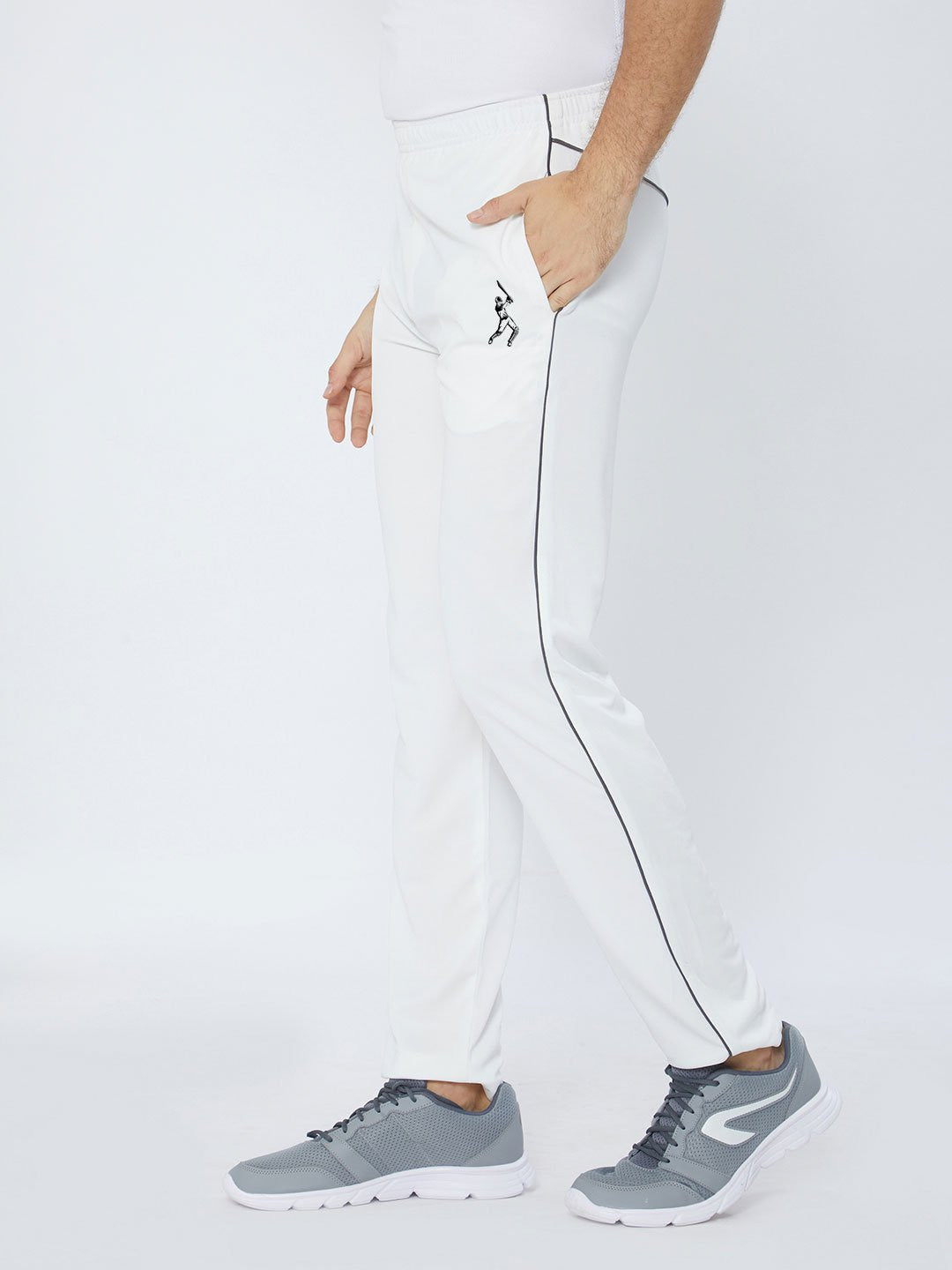 Men White Cricket Pants -A10016WH
