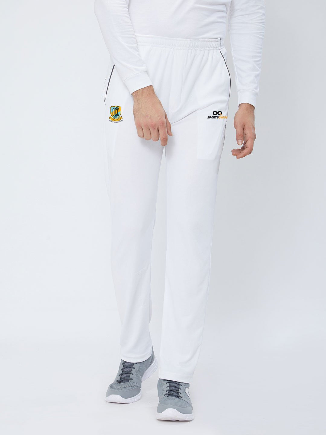 Men White Cricket Pants - A10017WH