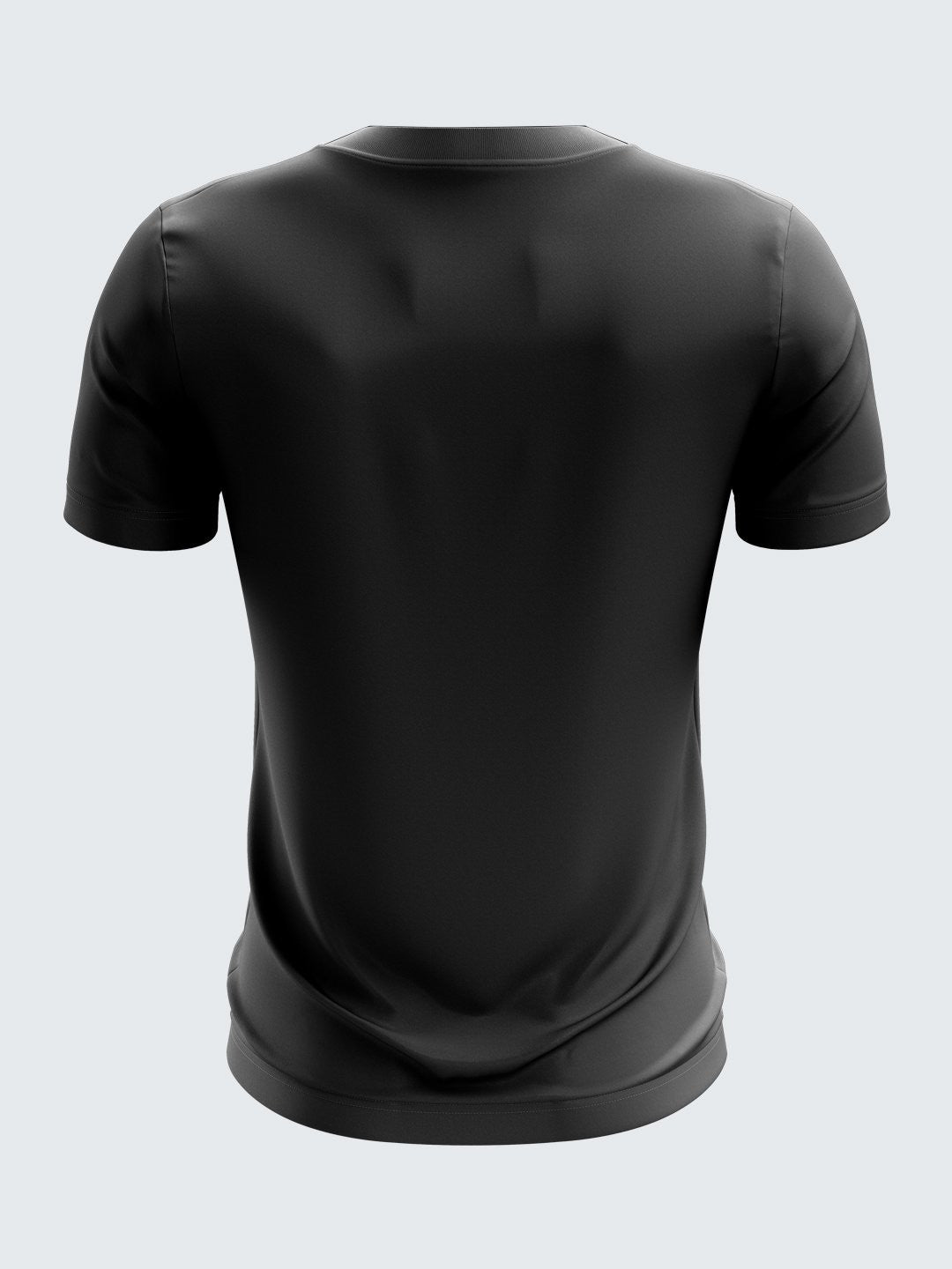 Polyester Cricket Jersey, Printed, Black