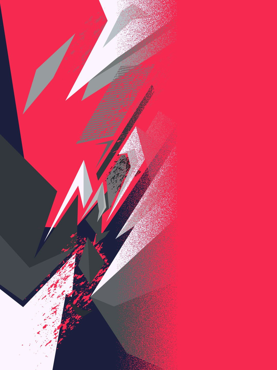 Men Pink Printed Round Neck T-shirt Sportsqvest