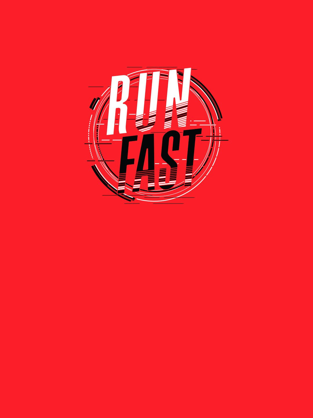 Men Red Printed T-shirt Sportsqvest