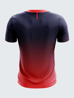 Men Red Printed T-shirt Sportsqvest