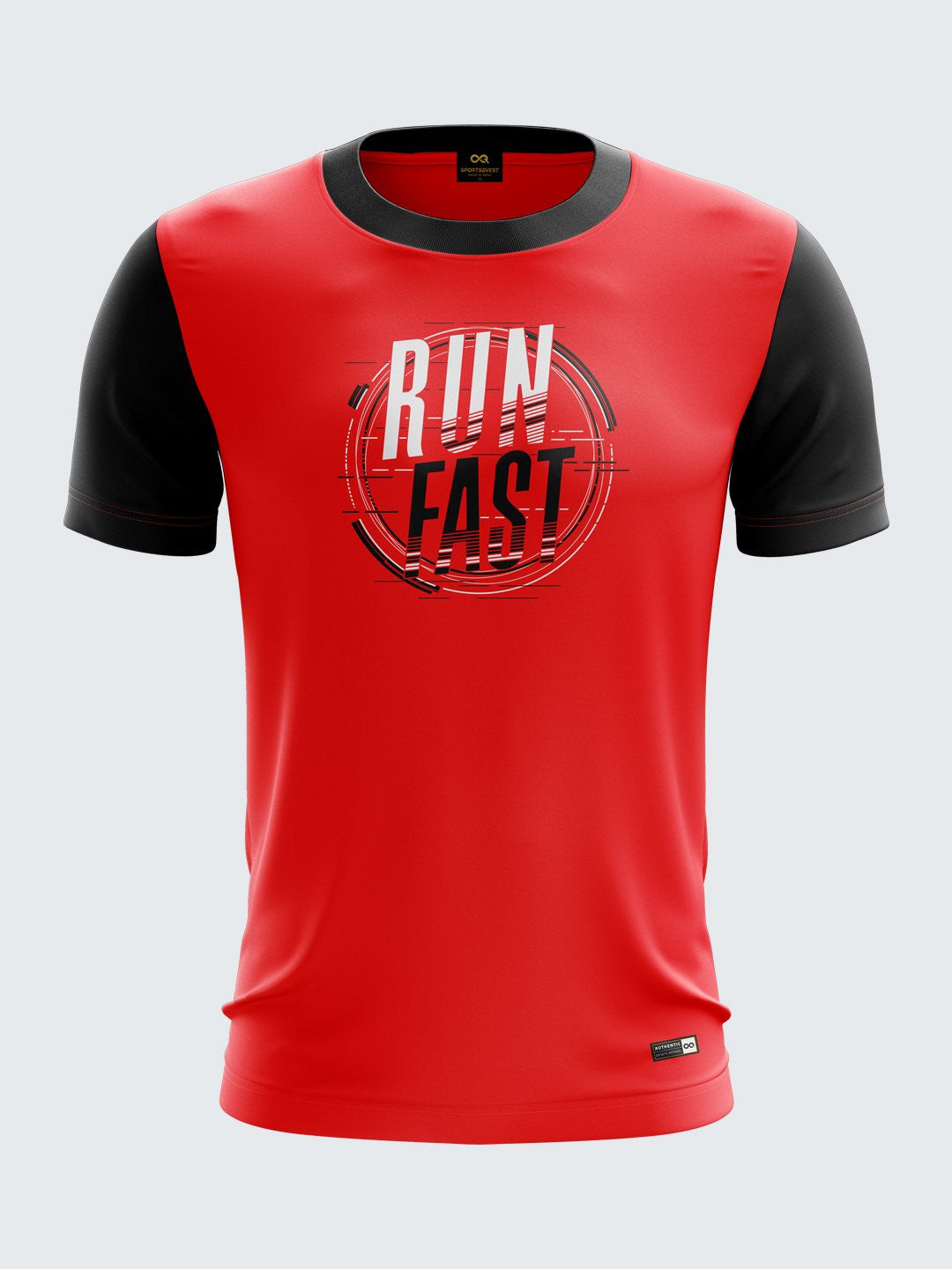 Men Red Printed T-shirt Sportsqvest