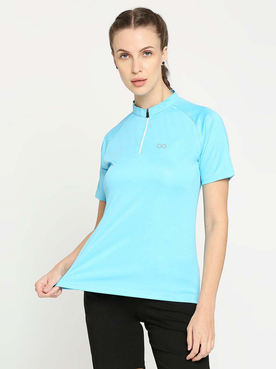 Light blue sale womens golf shirt