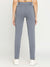 Women's Grey Golf Pants with Welt Pockets - 1
