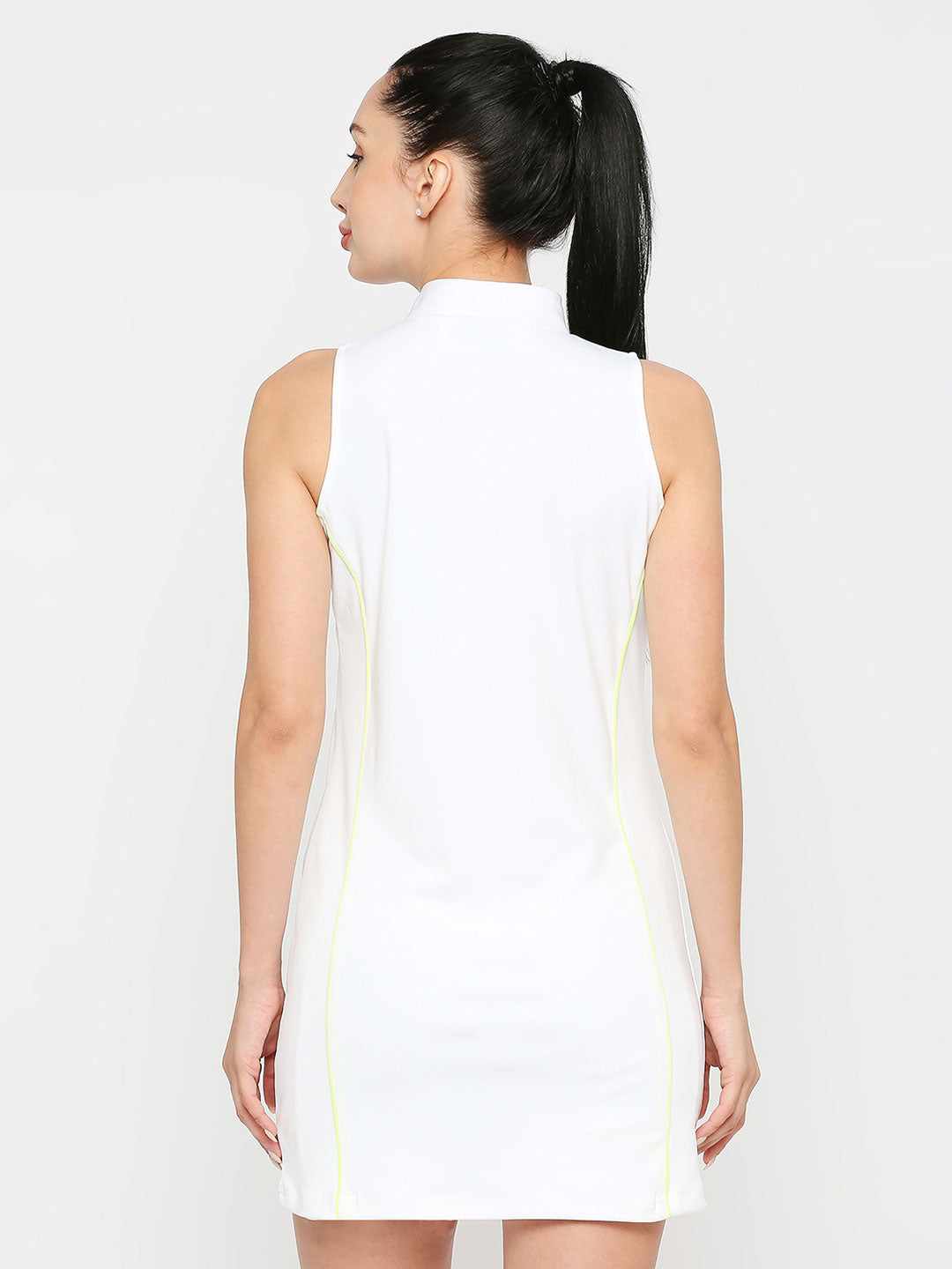 Women's White Tennis Dress - 1