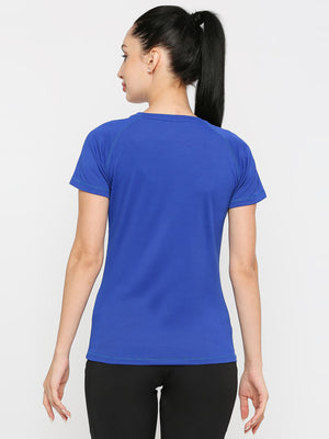 Women's Royal Blue Sports T-Shirt - 2