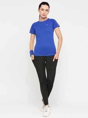 Women's Royal Blue Sports T-Shirt - 5