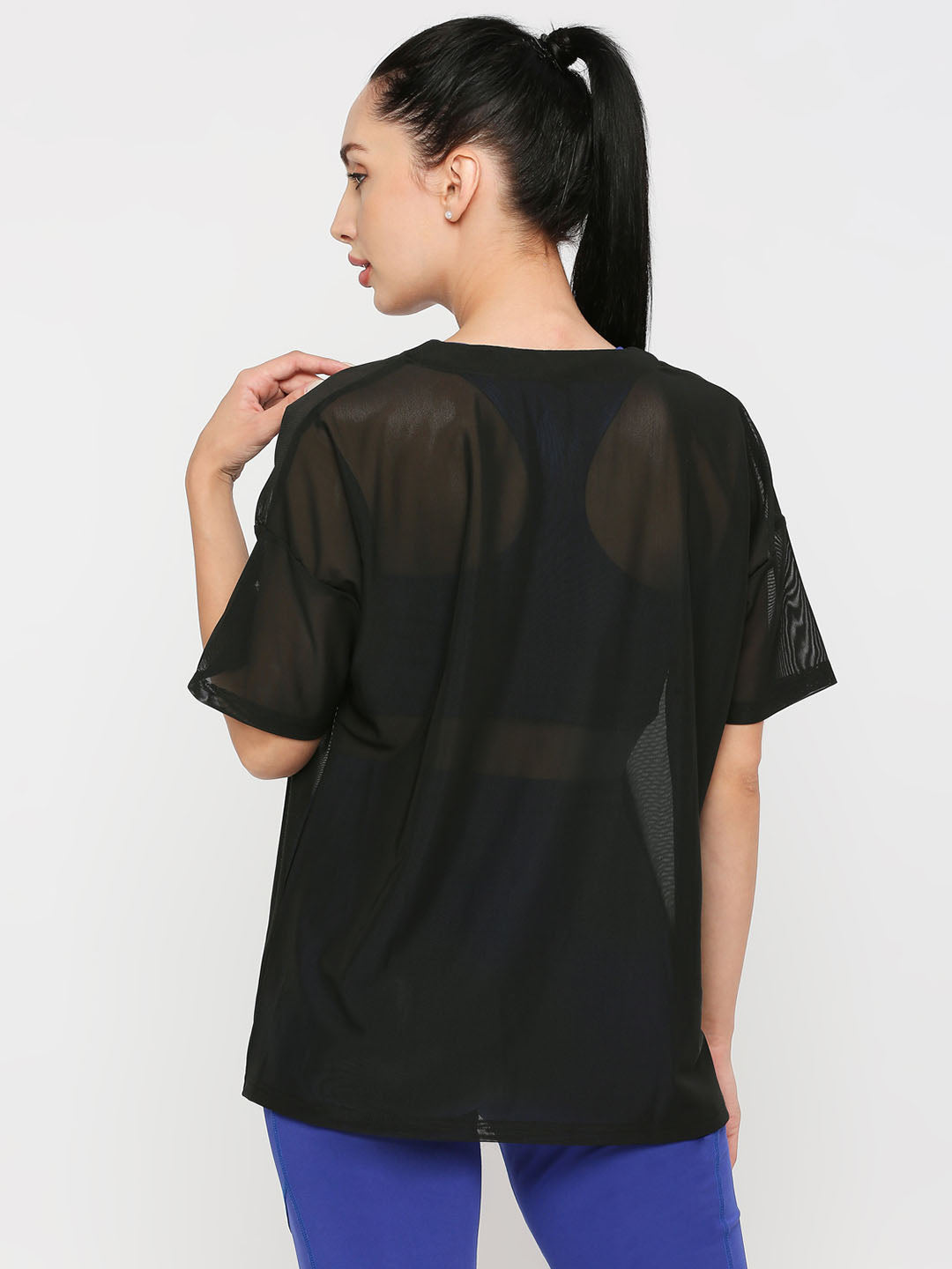 Oversized Mesh Shirt