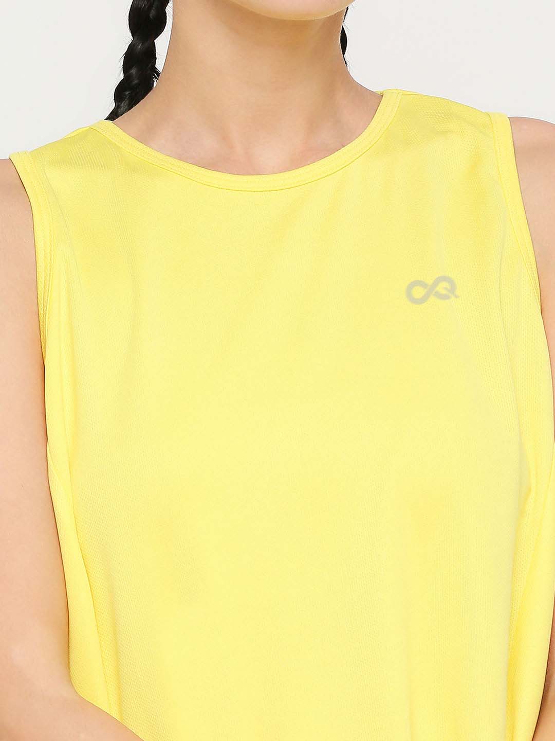 Women's Yellow Flared Tennis Vest - 6