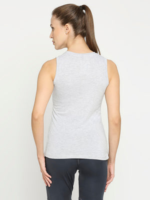 Women's Grey Sports Vest - 2