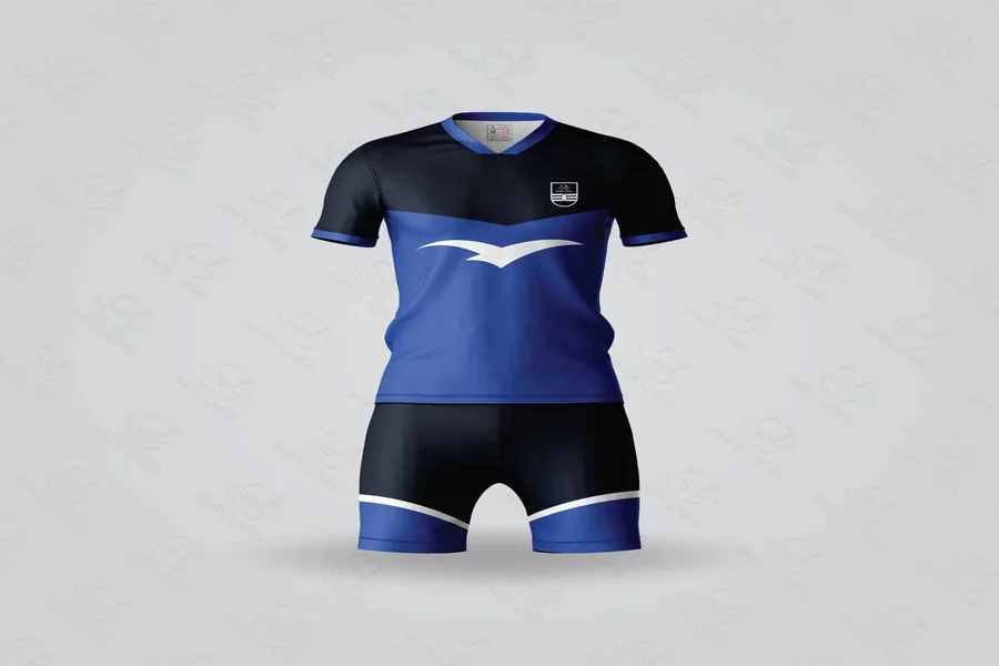 Customise Blue Rugby Jersey 2074bl for Matchday Style