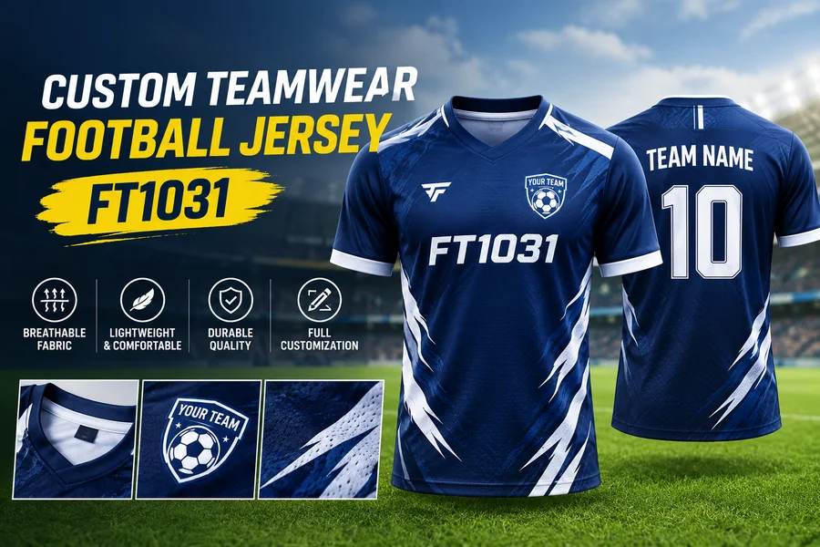 custom teamwear football jersey ft1031